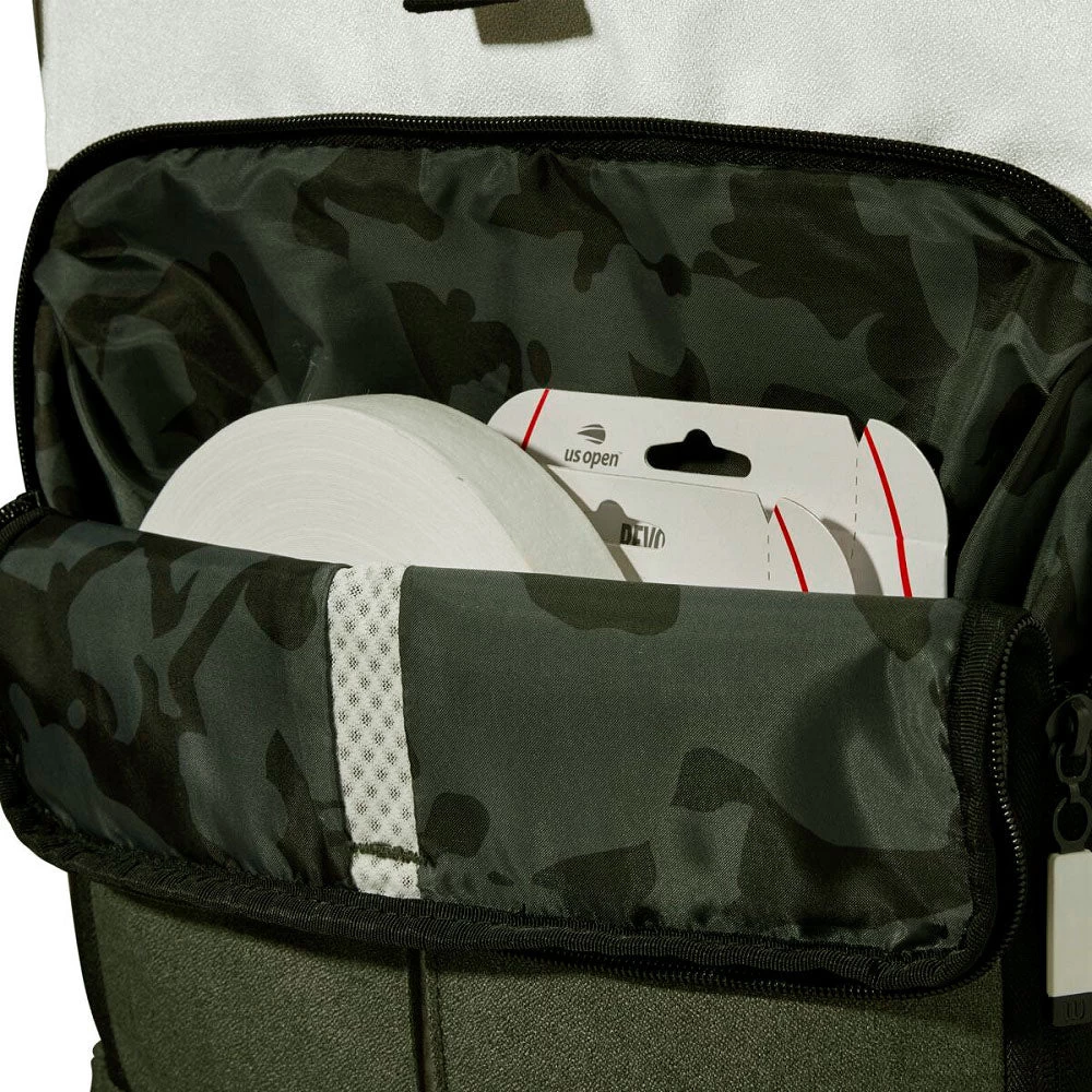 Wilson Women's Backpack Racquet Bag (Cream/Black/Forest) 6 Wilson Women's Backpack Racquet Bag (Cream/Black/Forest) - Image 4