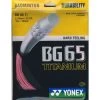 Yonex BG 65Ti Badminton String (Pink) -Racquet Equipment Shop Yonex BG 65Ti Badminton String pink