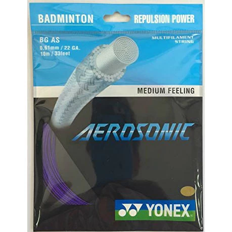 Yonex BG Aerosonic Badminton String (Purple) 3 Yonex BG Aerosonic Badminton String (Purple)