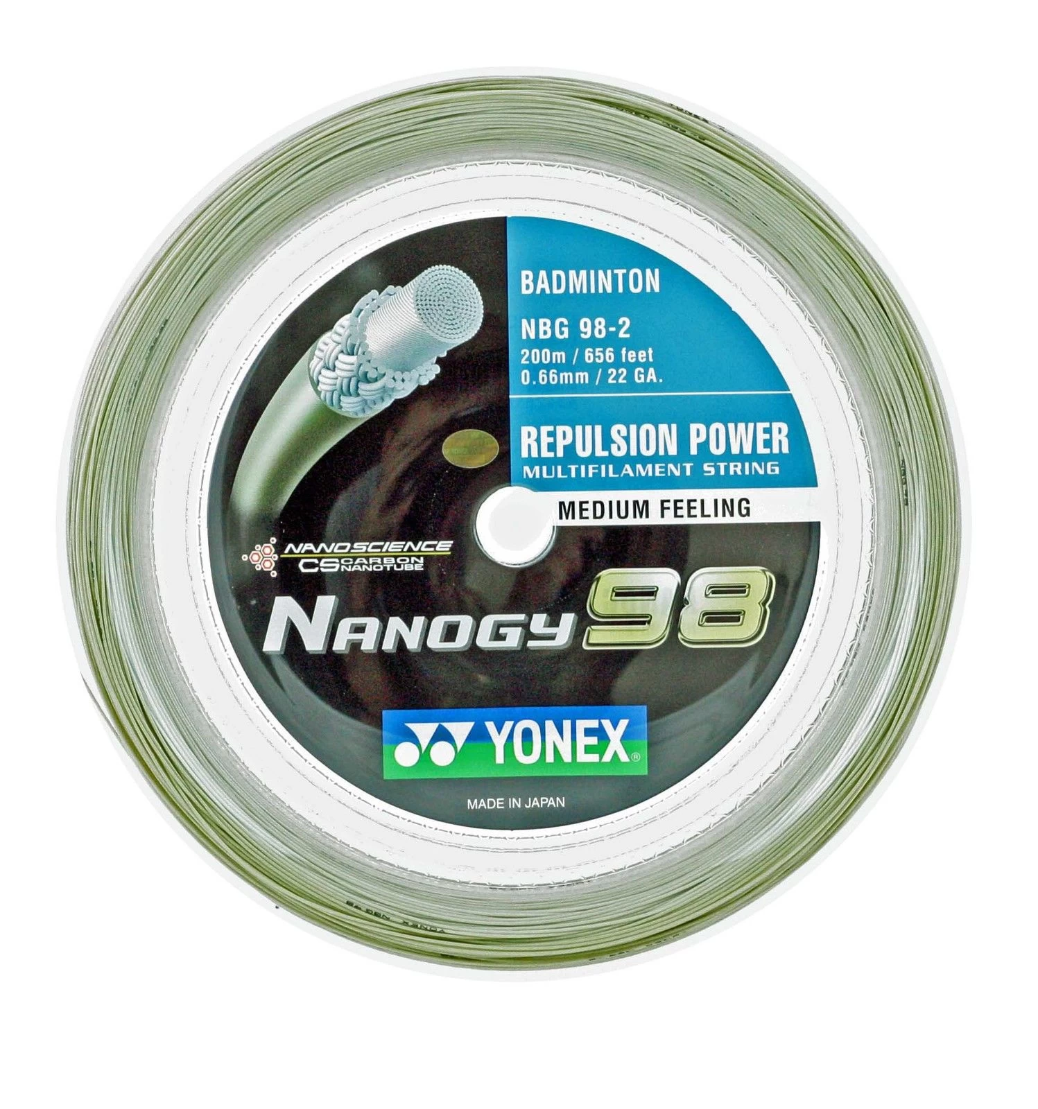 Yonex Nanogy BG 98 Badminton String Reel (Cosmic Gold) 3 Yonex Nanogy BG 98 Badminton String Reel (Cosmic Gold)