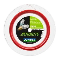 Yonex BG Aerobite Hybrid Badminton String Reel (White/Red)