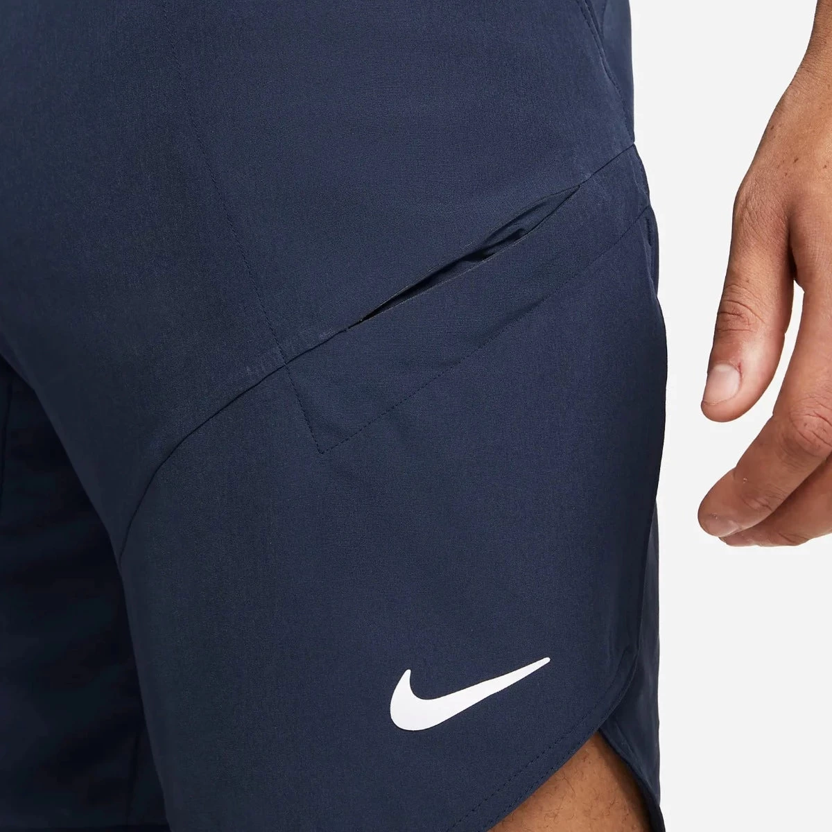 Nike Men's Dri-FIT Advantage 9-inch Short (Obsidian/White) 6 Nike Men's Dri-FIT Advantage 9-inch Short (Obsidian/White) - Image 4