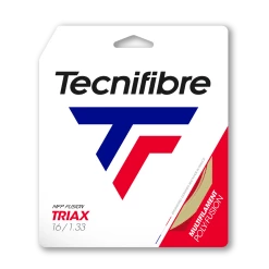 Tecnifibre Triax 17/1.28 Tennis String (Natural)