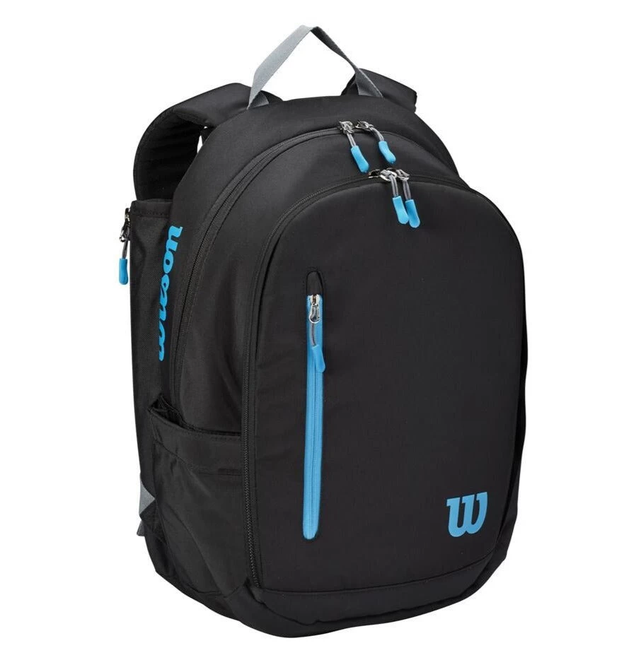 Wilson Ultra Backpack Racquet Bag (Black/Blue/Silver) 3 Wilson Ultra Backpack Racquet Bag (Black/Blue/Silver)