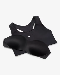 Nike Women's Dri-FIT Swoosh Medium Support 1 Piece Pad Sports Bra (Black/White) 11 Nike Women's Dri-FIT Swoosh Medium Support 1 Piece Pad Sports Bra (Black/White) -Racquet Equipment Shop dri fit swoosh support 1 piece pad sports bra mx9N8j 5c7d79bb 1590 47dd 896a fbf7a97dda6f