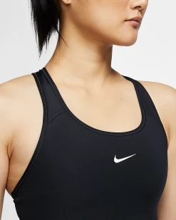Nike Women's Dri-FIT Swoosh Medium Support 1 Piece Pad Sports Bra (Black/White) 9 Nike Women's Dri-FIT Swoosh Medium Support 1 Piece Pad Sports Bra (Black/White) -Racquet Equipment Shop dri fit swoosh support 1 piece pad sports bra mx9N8j b4b9eceb e6e5 4fba 9e70 4fb4905afae9