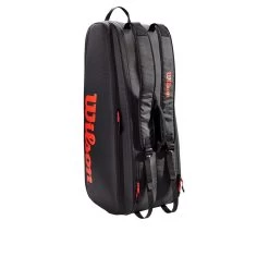 Wilson Tour 6 Pack Racquet Bag (Black/Red) -Racquet Equipment Shop e437011d4823d49587e83fdf1ae4fad50361630a WR8011301 2 Tour 6PK RD BL new