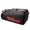 Wilson Tour 12 Pack Racquet Bag (Black/Red) -Racquet Equipment Shop fdac93c9098278520838118a47a335b14a98725b WR8011201 0 Tour 12PK BL RD new