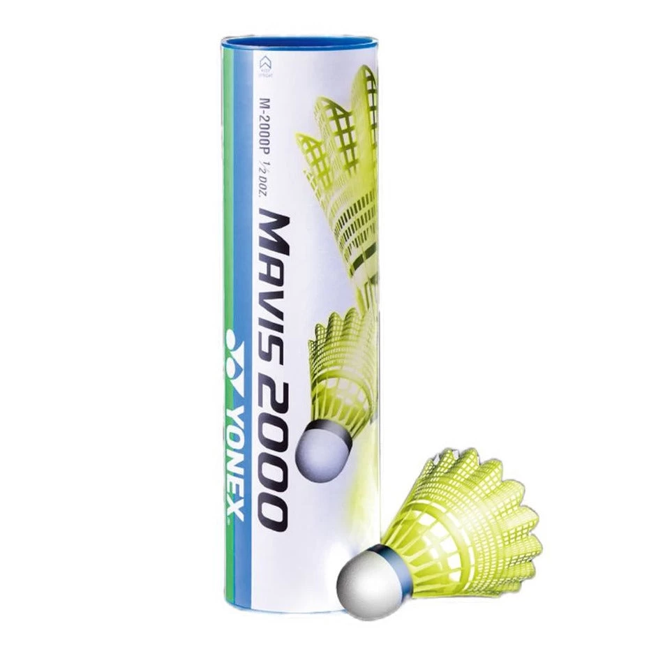 Yonex Mavis 2000 Nylon Badminton Shuttlecocks (Yellow) 3 Yonex Mavis 2000 Nylon Badminton Shuttlecocks (Yellow)