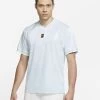 Nike Men's Court Breathe Slam Top (Light Blue) 2 Nike Men's Court Breathe Slam Top (Light Blue) -Racquet Equipment Shop nikecourt breathe slam tennis top XCLX56