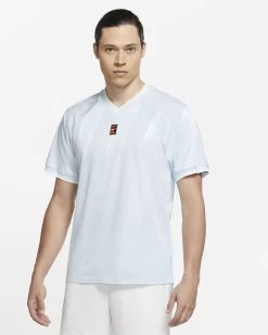 Nike Men's Court Breathe Slam Top (Light Blue)