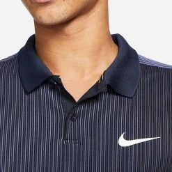 Nike Men's Dri-FIT Advantage Slam Polo (Obsidian/White) 9 Nike Men's Dri-FIT Advantage Slam Polo (Obsidian/White) -Racquet Equipment Shop nikecourt dri fit adv slam tennis polo kX1H72 7