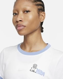 Nike Women's Dri-FIT Ringer NYC Top (White/Aluminum) 9 Nike Women's Dri-FIT Ringer NYC Top (White/Aluminum) -Racquet Equipment Shop nikecourt dri fit tennis t shirt fkMX3N eeebfa92 99bd 4610 b1af 34aec5eaa469