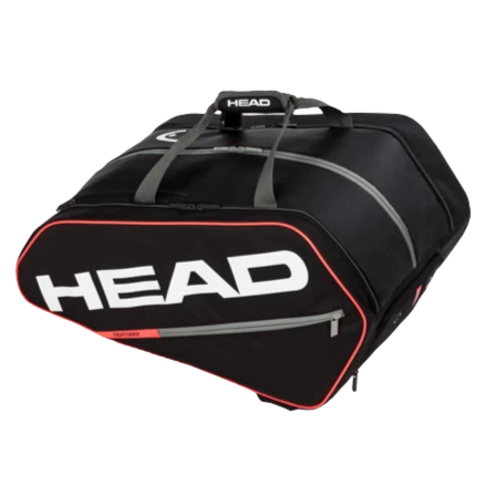 Head Tour Pickleball Supercombi 10 Pack Paddle Bag (Black/Orange) 3 Head Tour Pickleball Supercombi 10 Pack Paddle Bag (Black/Orange)