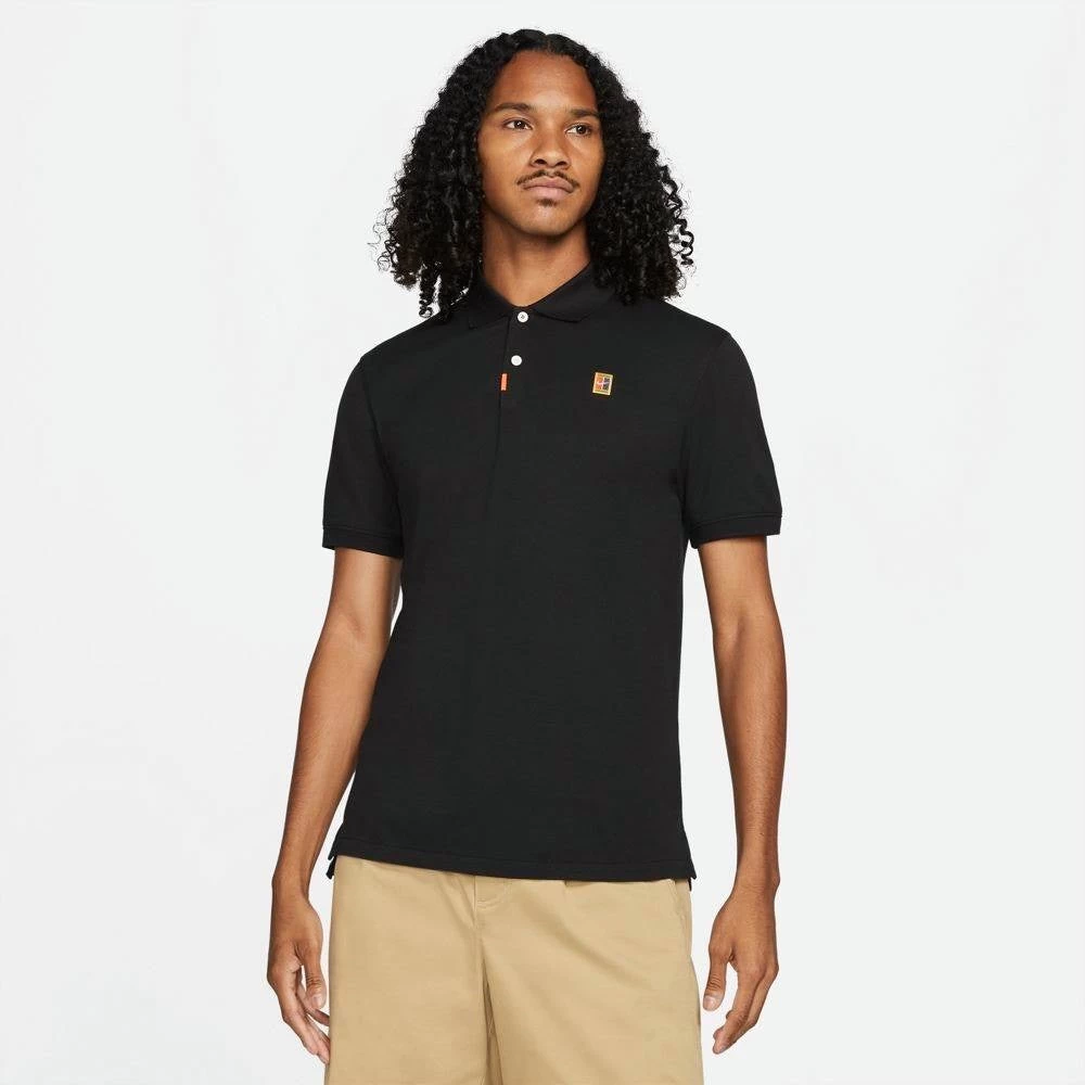 Nike Men's Dri-FIT Slim-Fit NYC Slam Polo (Black) 3 Nike Men's Dri-FIT Slim-Fit NYC Slam Polo (Black)
