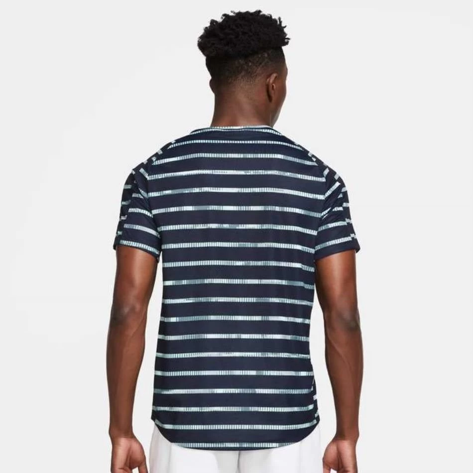 Nike Men's Dri-FIT Victory Print Top (Obsidian/White) 4 Nike Men's Dri-FIT Victory Print Top (Obsidian/White) - Image 2