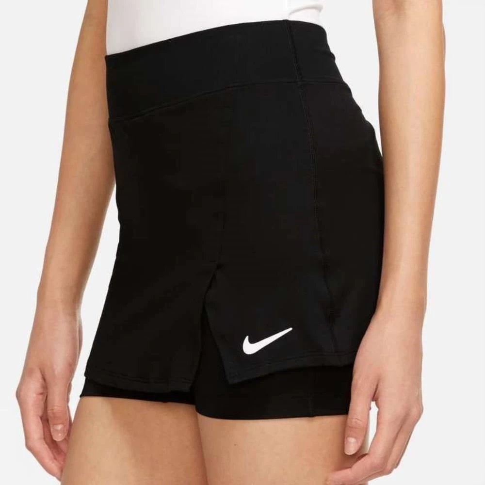 Nike Women's Dri-FIT Victory Skirt Stretch (Black/White) 4 Nike Women's Dri-FIT Victory Skirt Stretch (Black/White) - Image 2