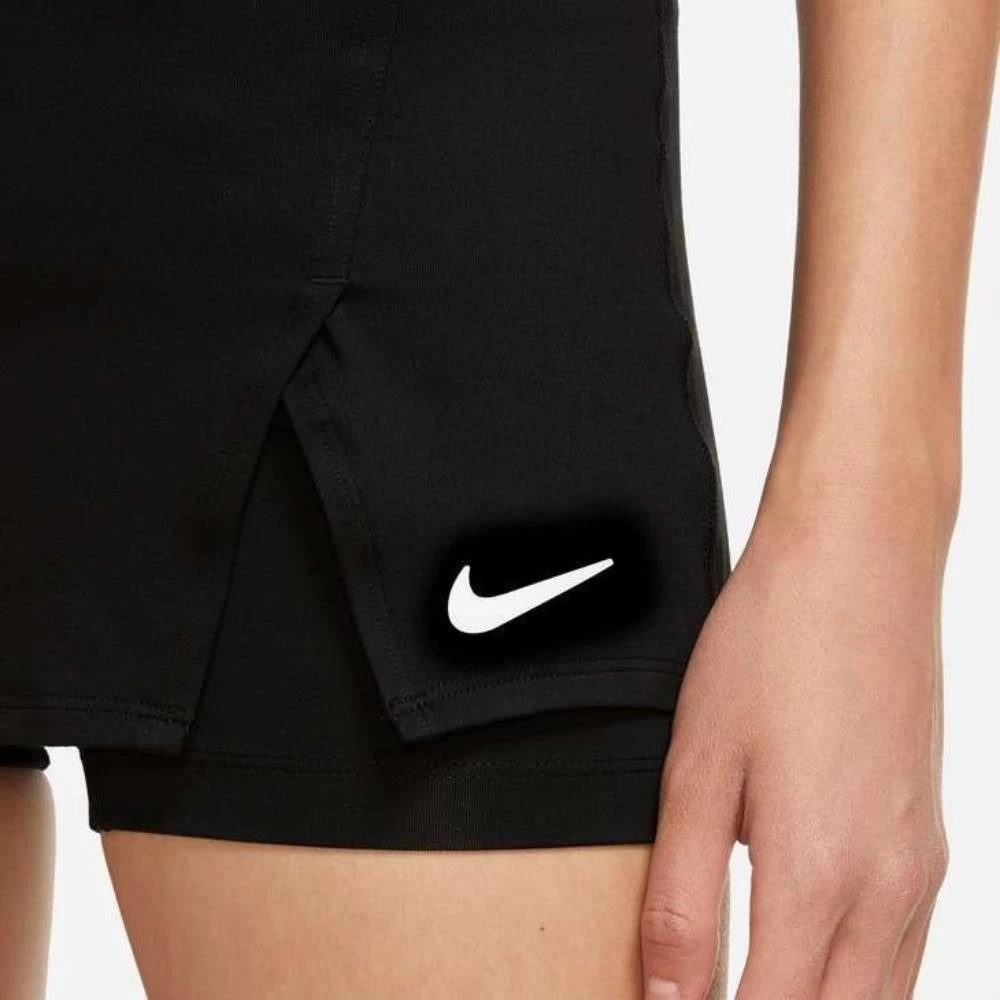 Nike Women's Dri-FIT Victory Skirt Stretch (Black/White) 5 Nike Women's Dri-FIT Victory Skirt Stretch (Black/White) - Image 3