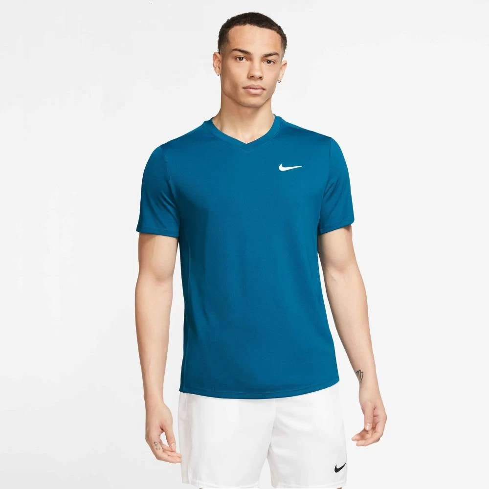Nike Men's Dri-FIT Victory Top (Green Abyss/White) 3 Nike Men's Dri-FIT Victory Top (Green Abyss/White)
