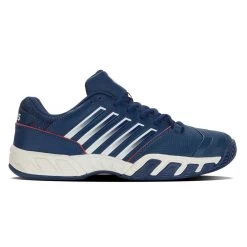 K-Swiss Bigshot Light 4 Men's Tennis Shoe (Blue/White)