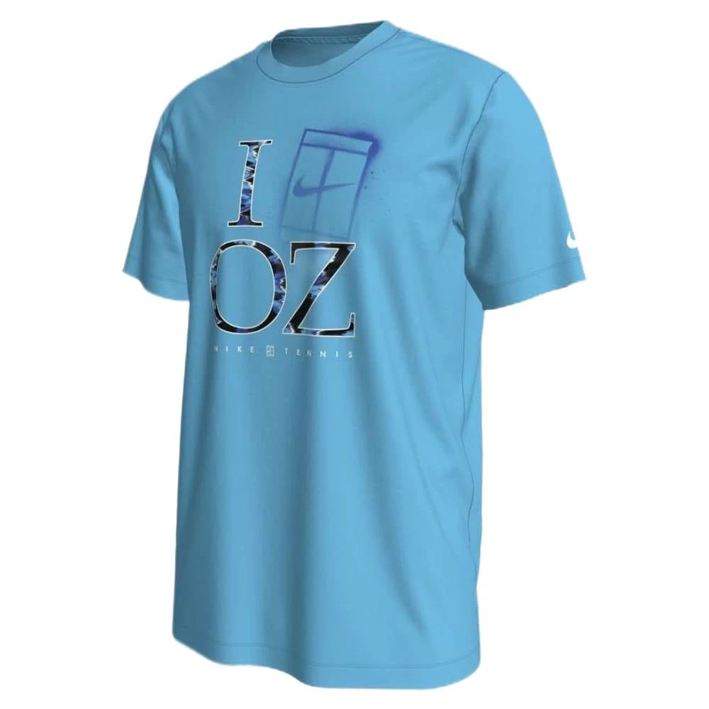 Nike Men's Court Dri-FIT OZ Top (Blue) 3 Nike Men's Court Dri-FIT OZ Top (Blue)